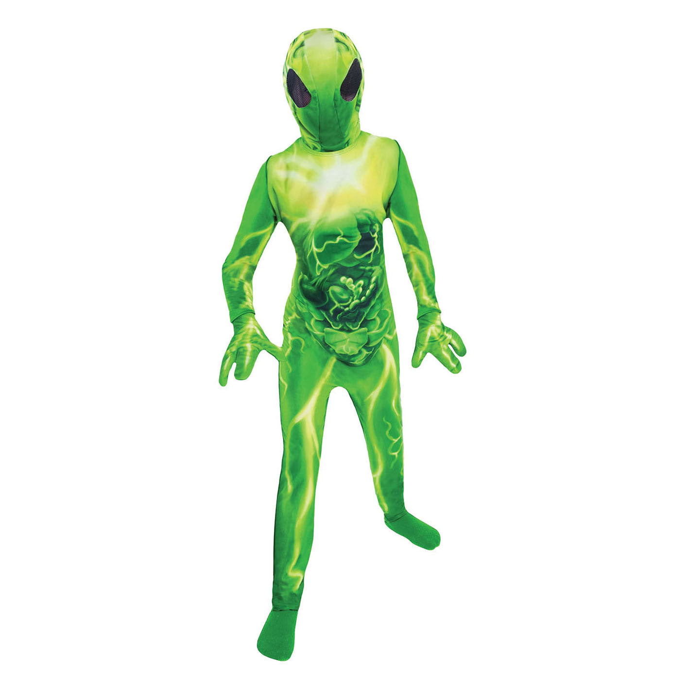 Disfraz de niños Alien Groen, de 4 a 6 años
