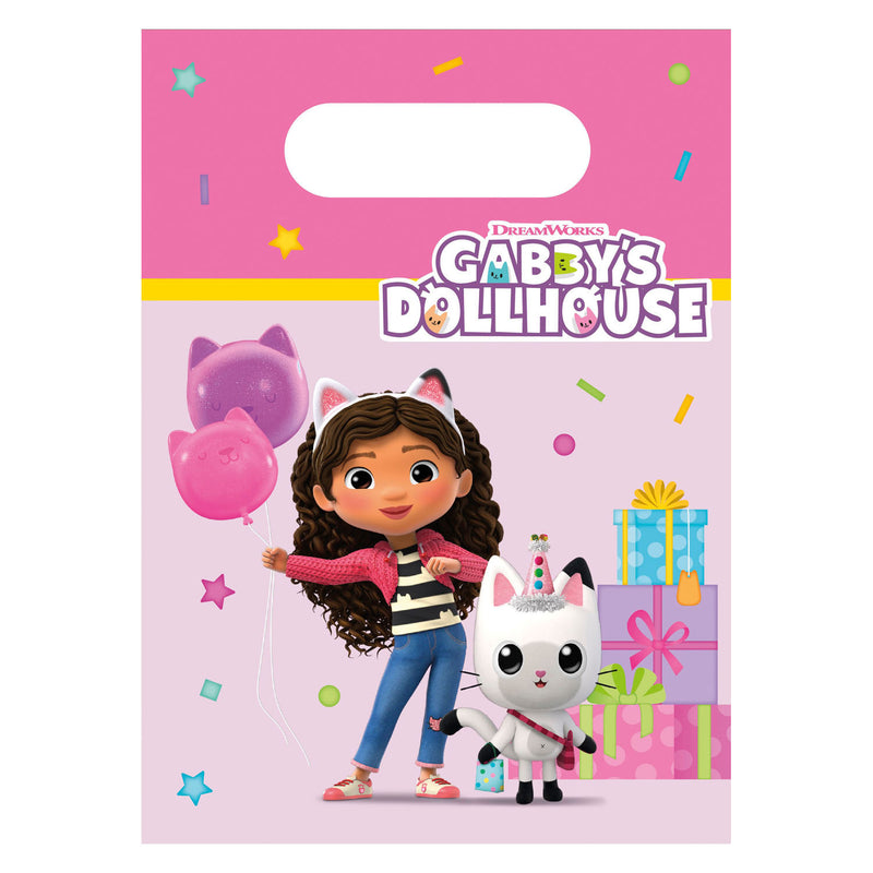 Hand -Out Bag Paper Gabby's Dollhouse, 4st.