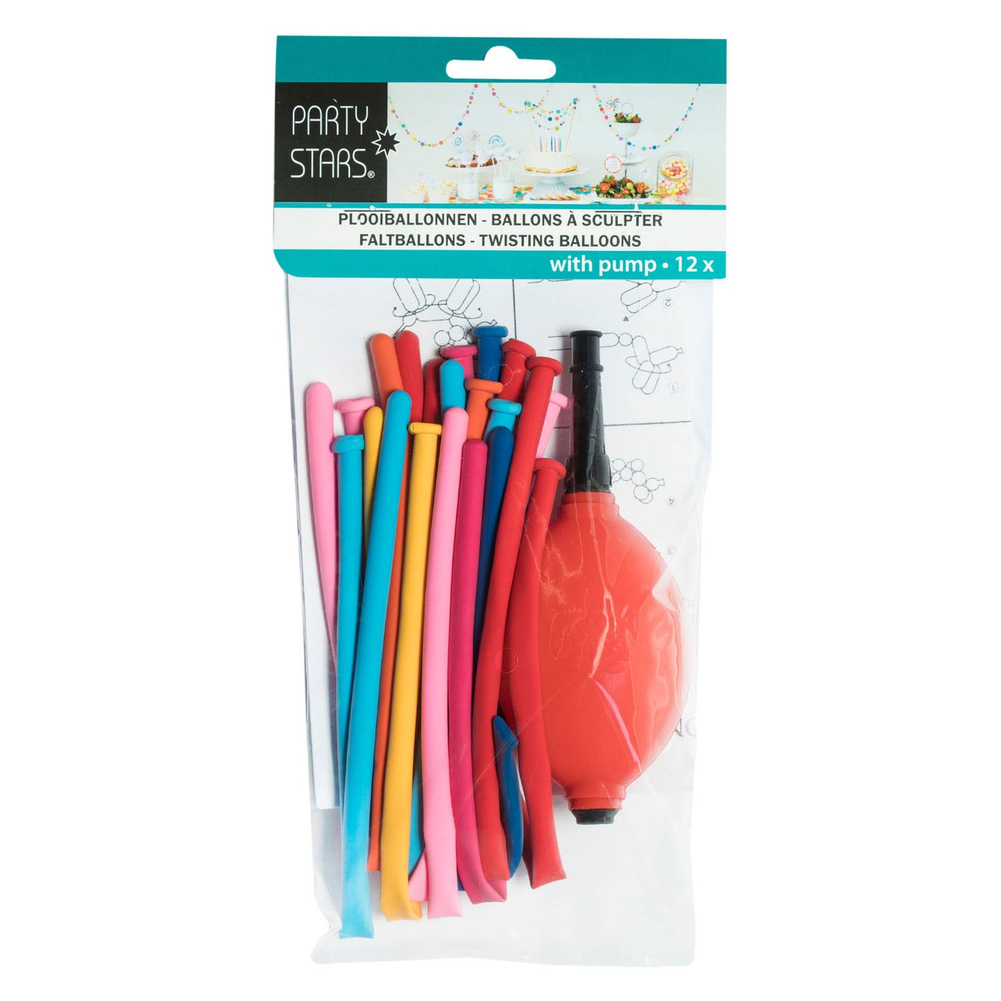 Party Balloon Bombes con 12 globos de modelado
