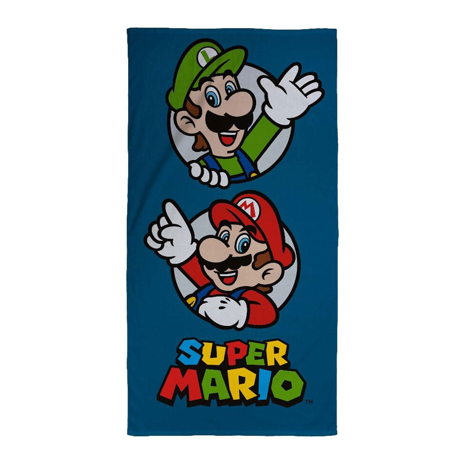 Super mario Super Mario Strandlaken, 70x140cm