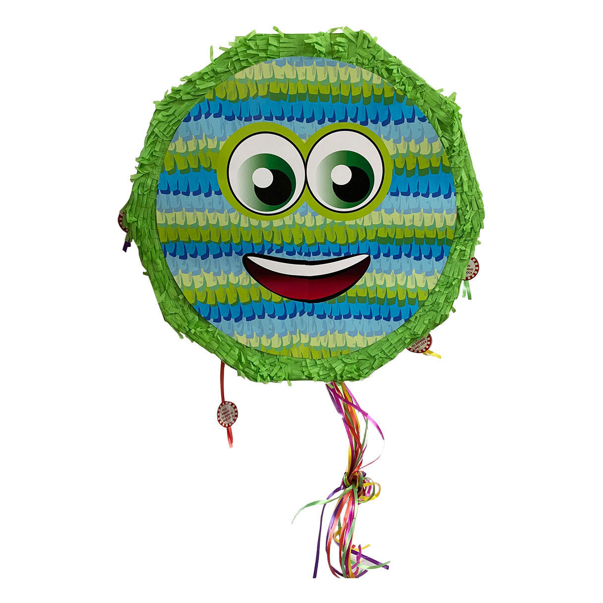 Pinata Smile Face Verde