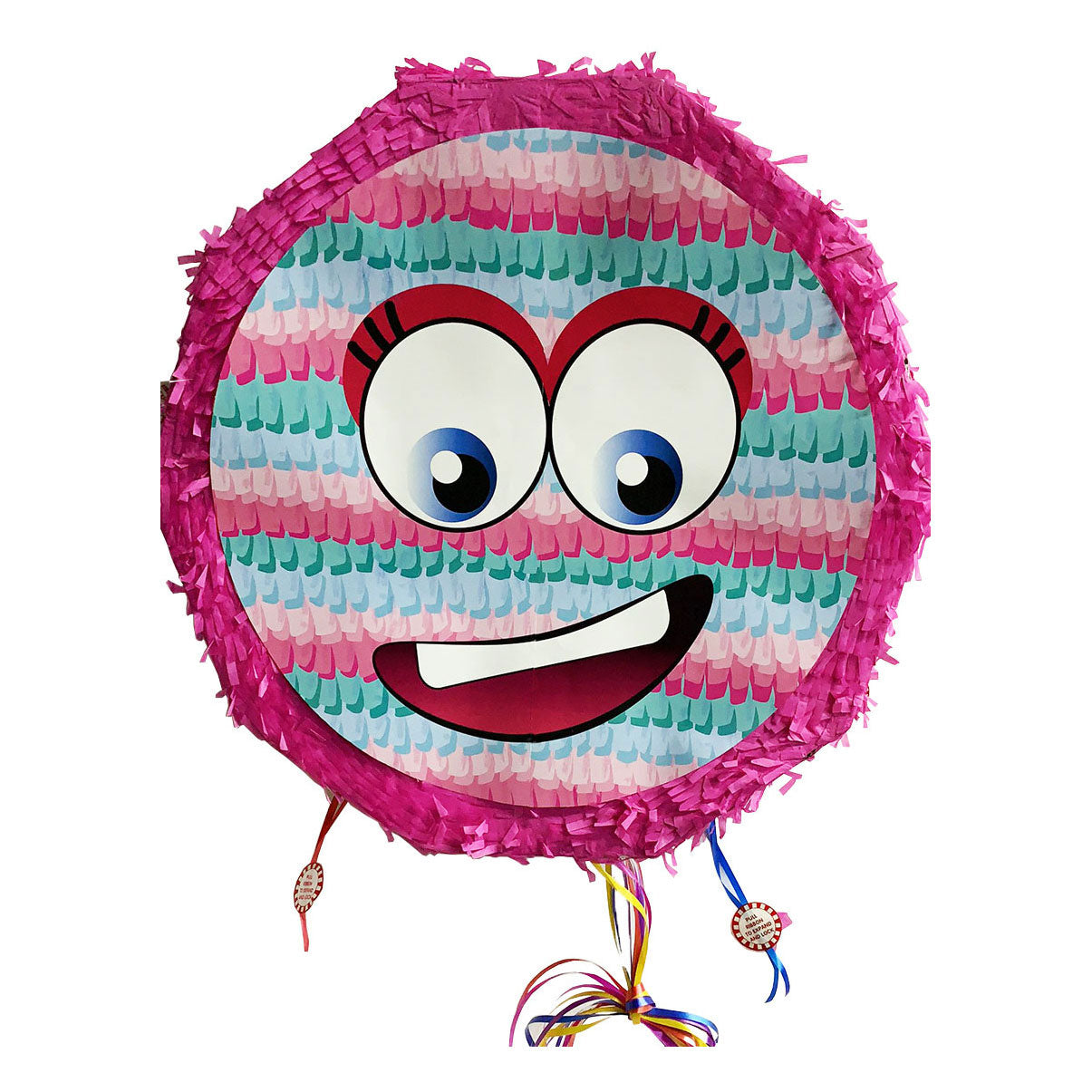 Pinata Smile Face Rosa