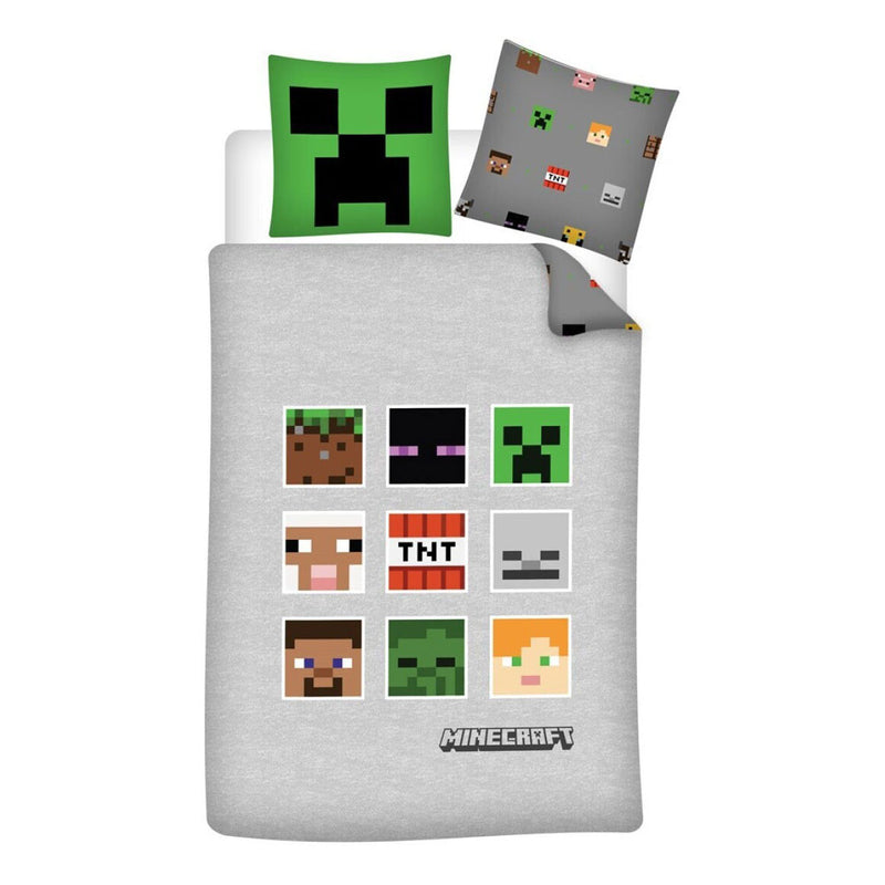 Microfibra de Minecraft de cubierta nórdica, 140x200cm
