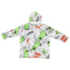 minecraft kinder fleece hoodie deken trui, 7-14 jaar