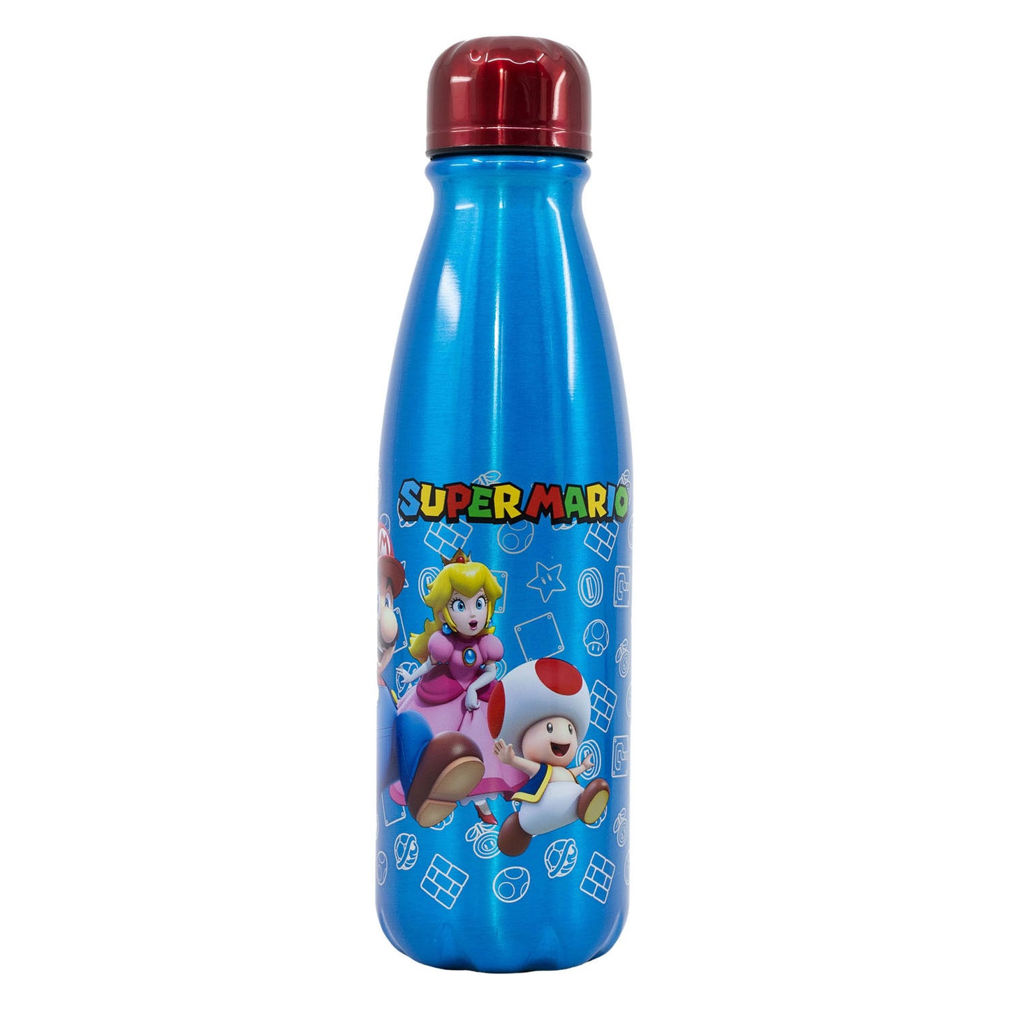 Super Mario Beving Bottle Aluminium Super Mario, 600 ml