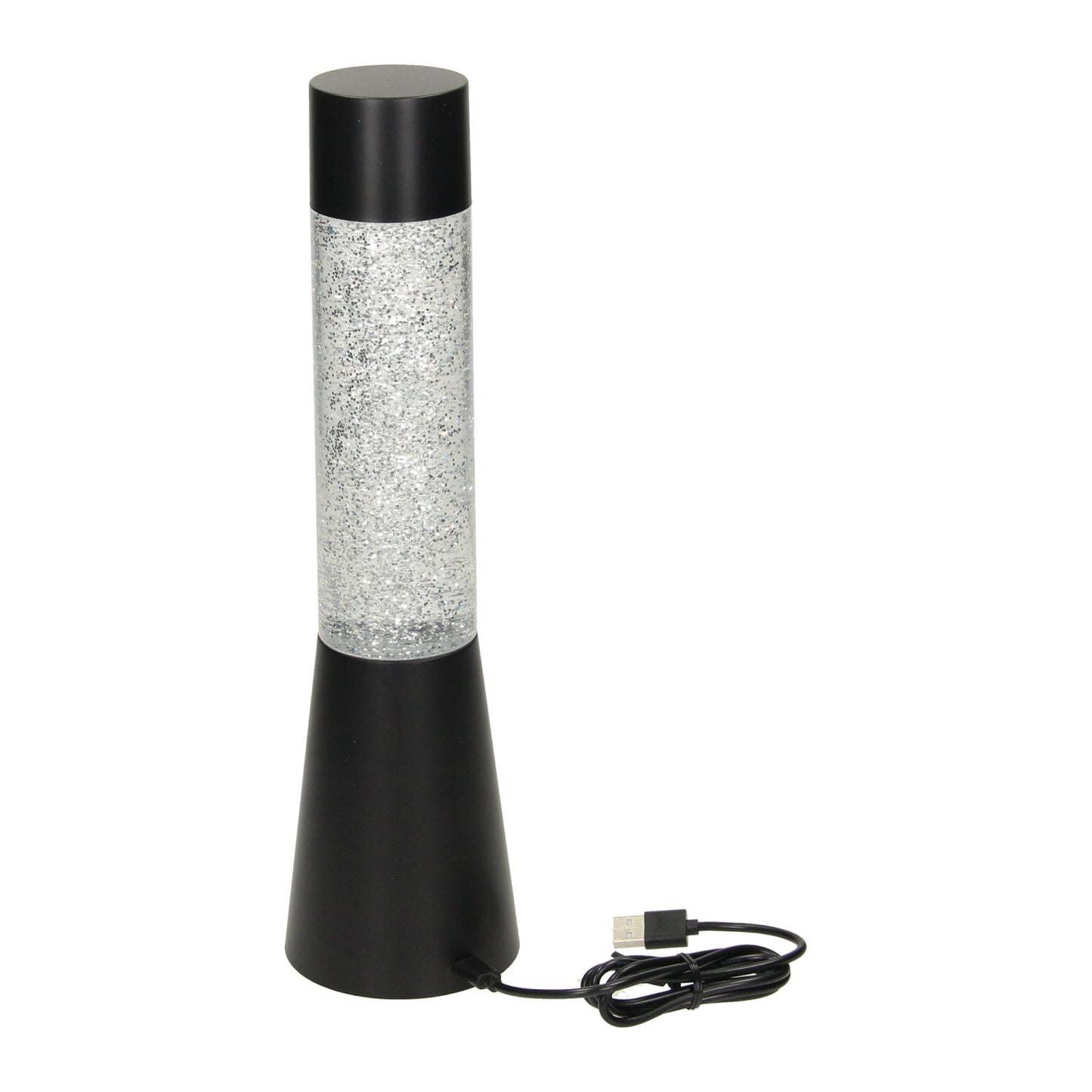 Cambio di colore della lampada a led glitter, 33 cm