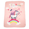 Peppa pig fleece deken peppa pig, 100x140cm