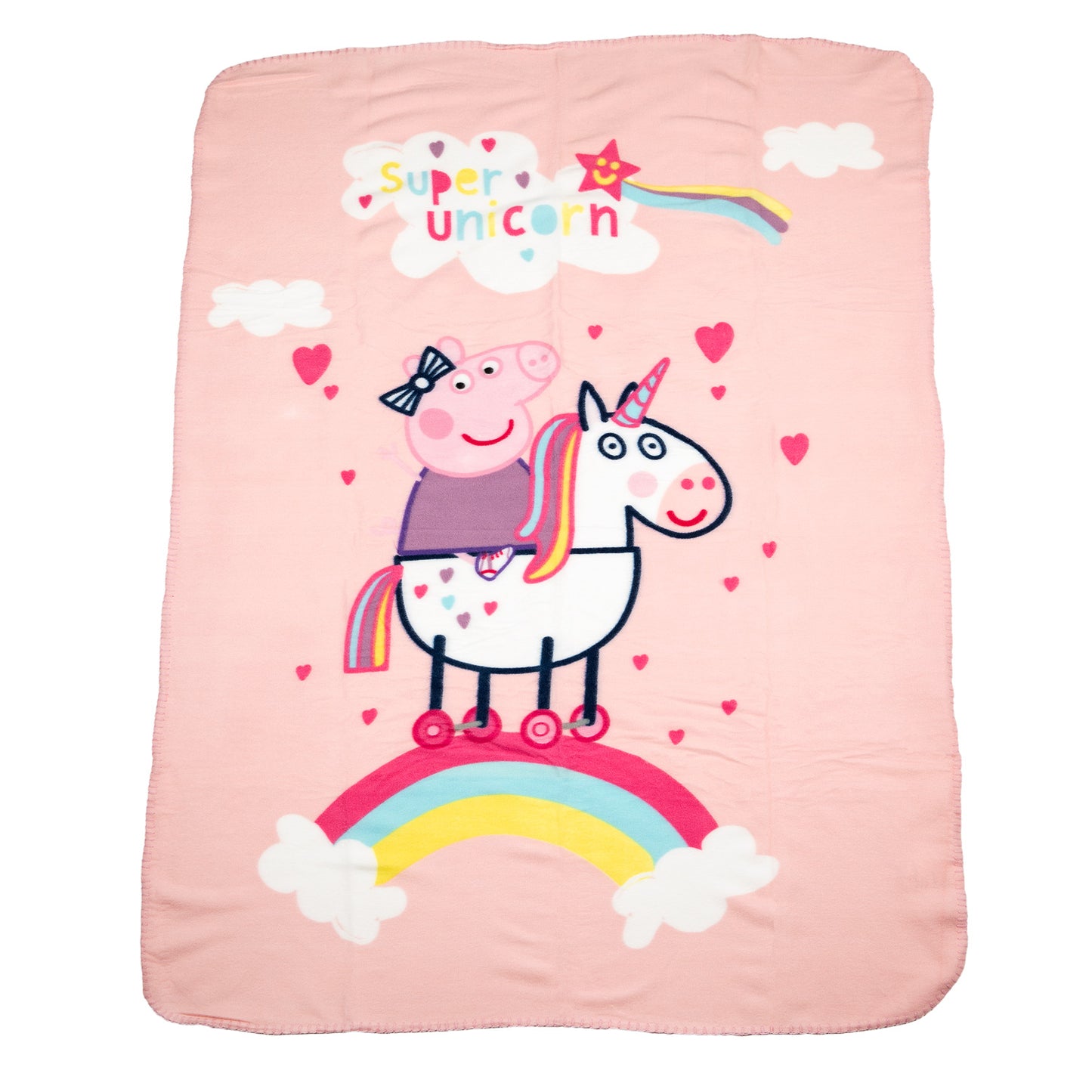 Peppa pig fleece deken peppa pig, 100x140cm