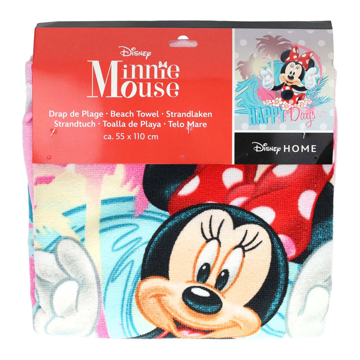 Disney poncho toalla minnie mouse 55x110cm
