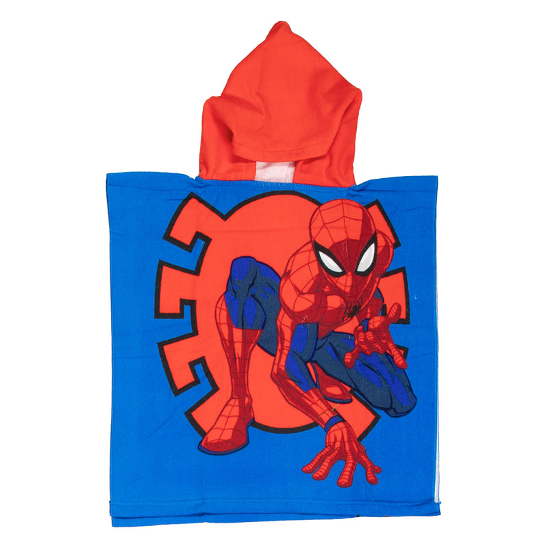 Poncho asciugamano Puch Spiderman 55x110 cm
