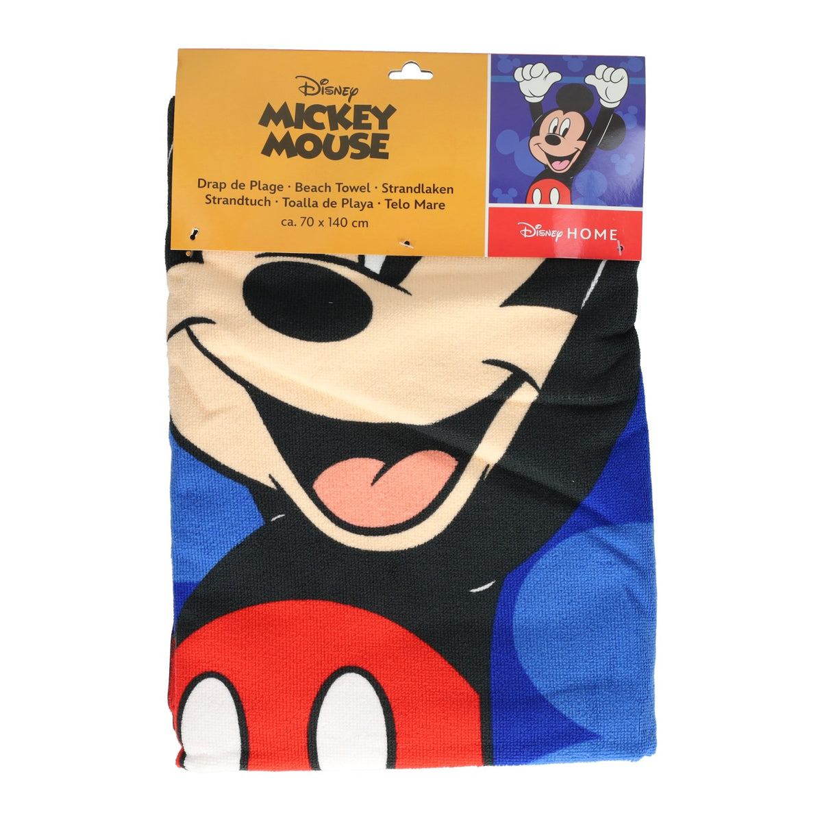 Mickey mouse beach towel, 140x70cm