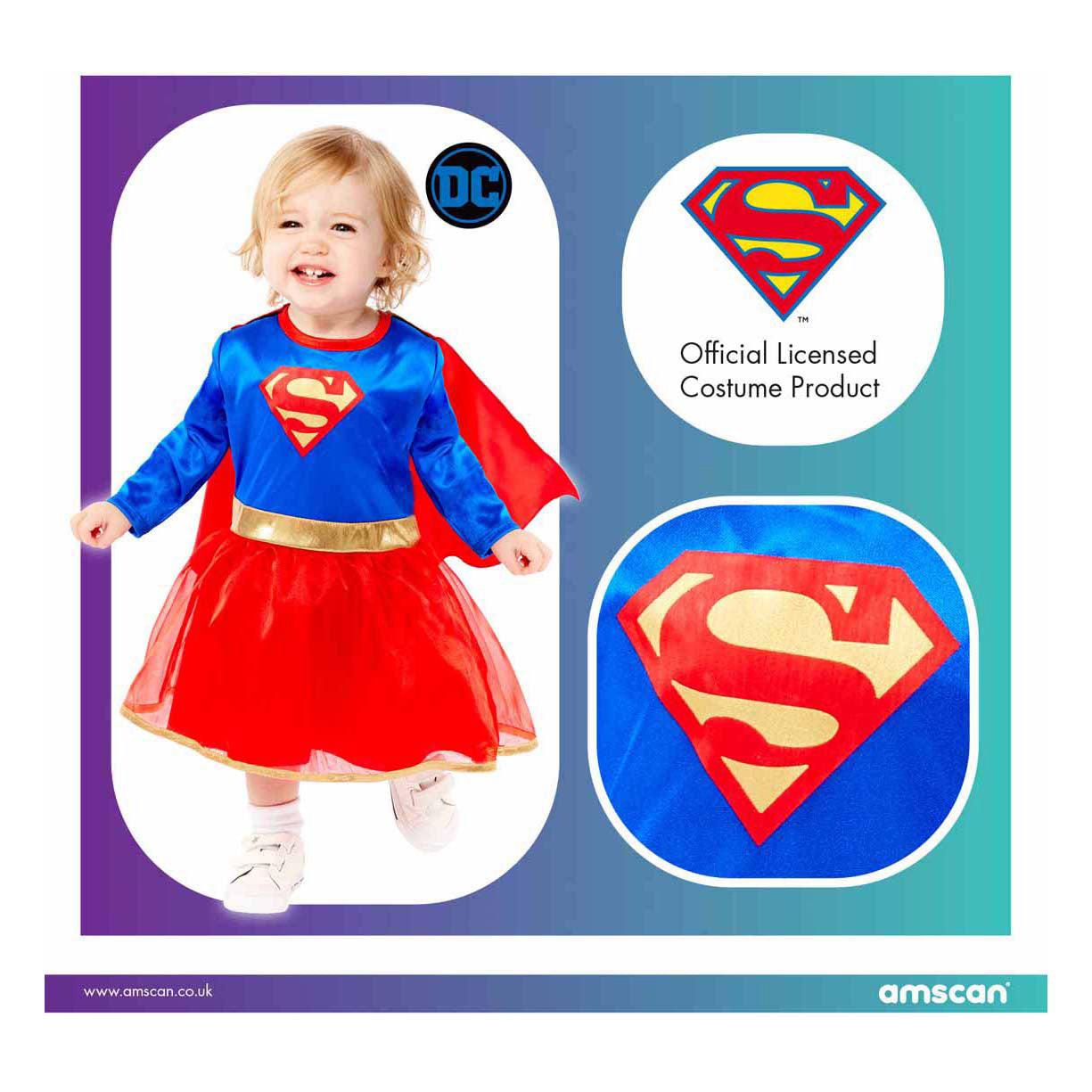 Disfraz de Supergirl - 12-18 meses