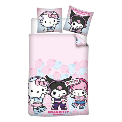 Ty hello kit friends duvet cover - 140x200 cm