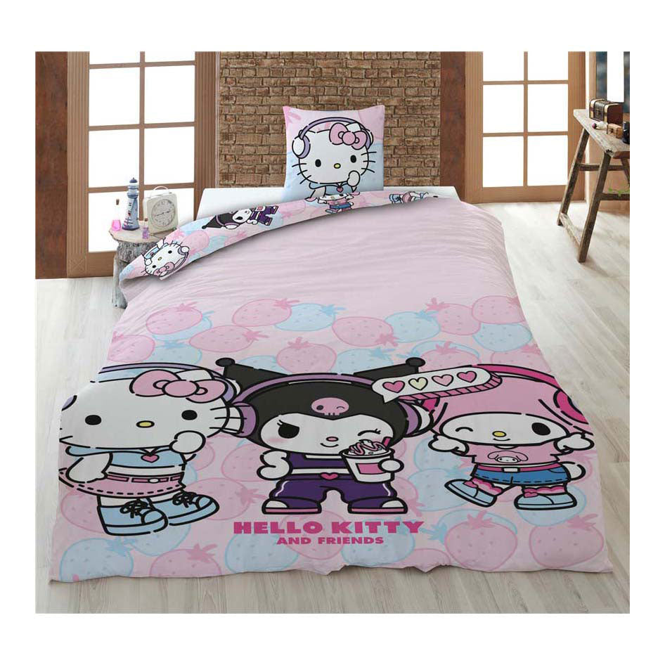 Copripiumino Ty Hello Kit Friends - 140x200 cm