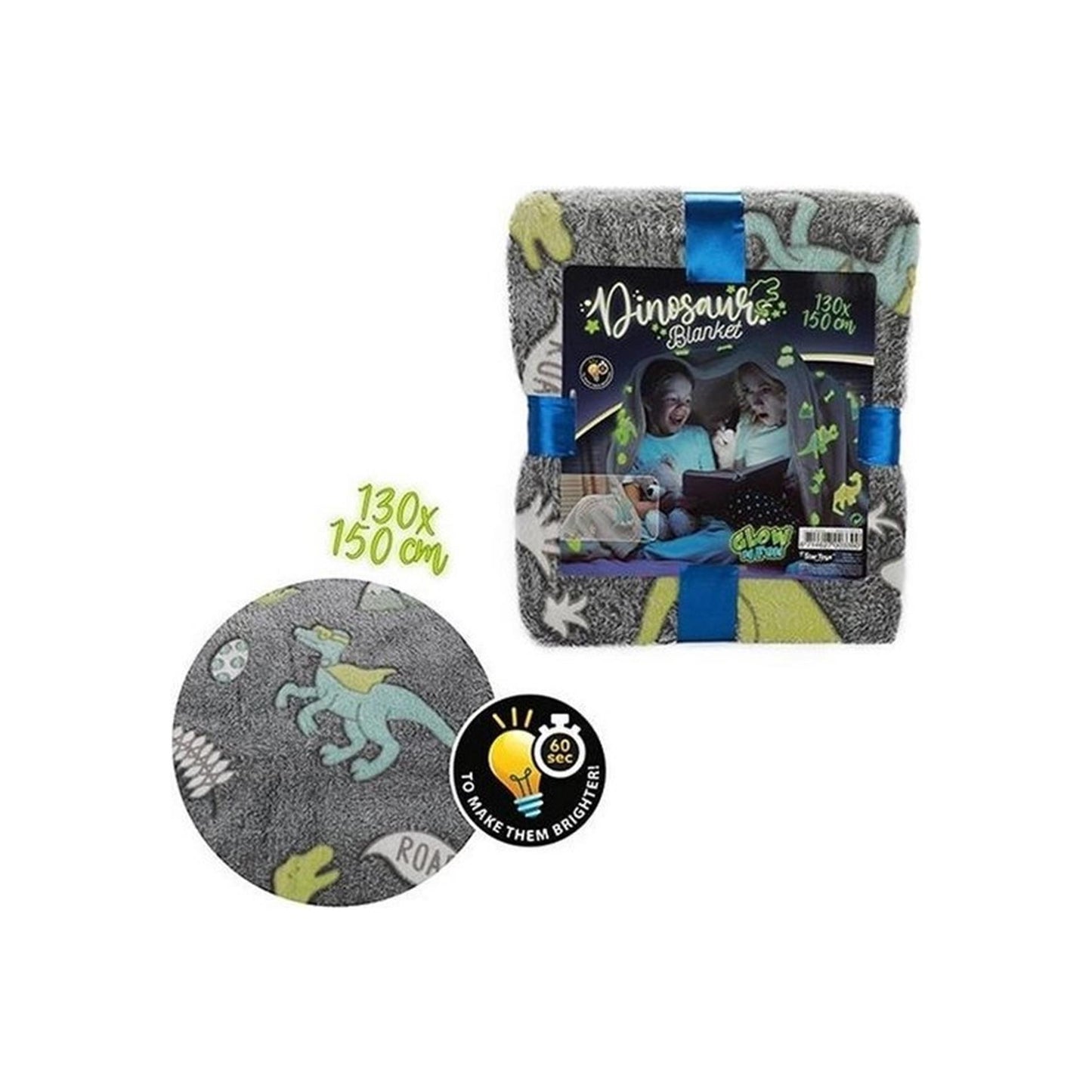 Toys Toys Toys Glow in the Dark Deken 150x130 cm