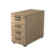 Bach cajonera móvil hammerer vsc50 melamina 428x800x760mm 4 cajones roble