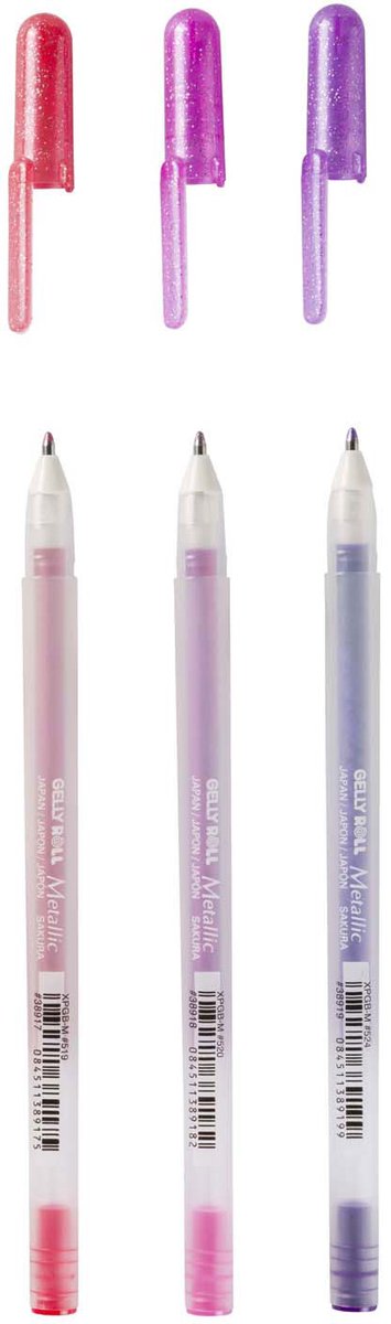 Sakura Gelly Roll Metallic Set 3 Gelpenn Sweets