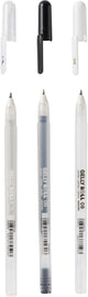 Sakura • penna gel gelly roll nera, bianca trasparente 3 pezzi