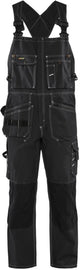 Blåkläder pantaloni con bretelle blaklader 2600-1370 - nero - c52