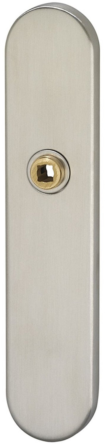 Impresso door shield oval stainless steel