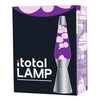 Lavalamp Silver Purple, 40 cm
