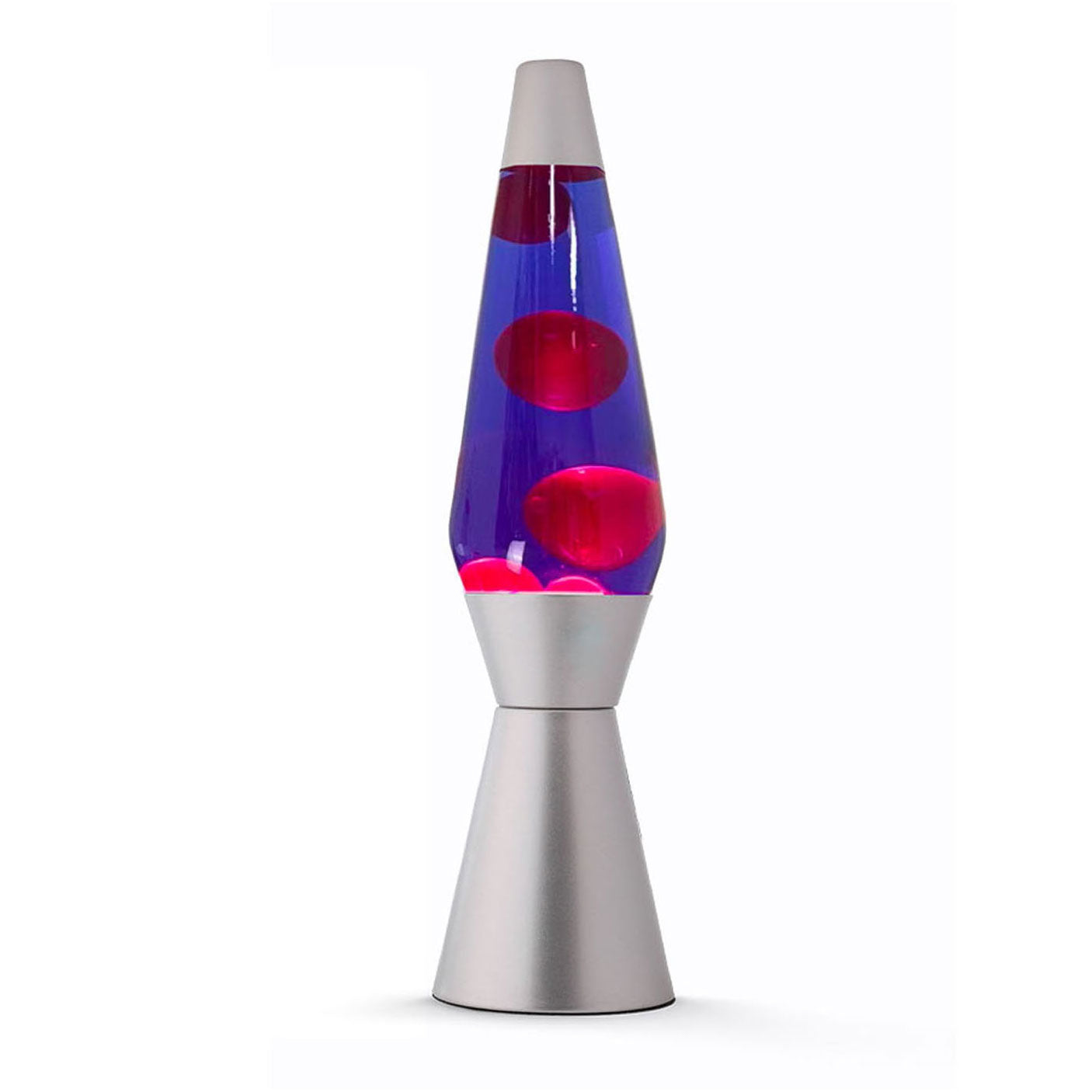 Lavalamp Plate Red Purple, 40 cm