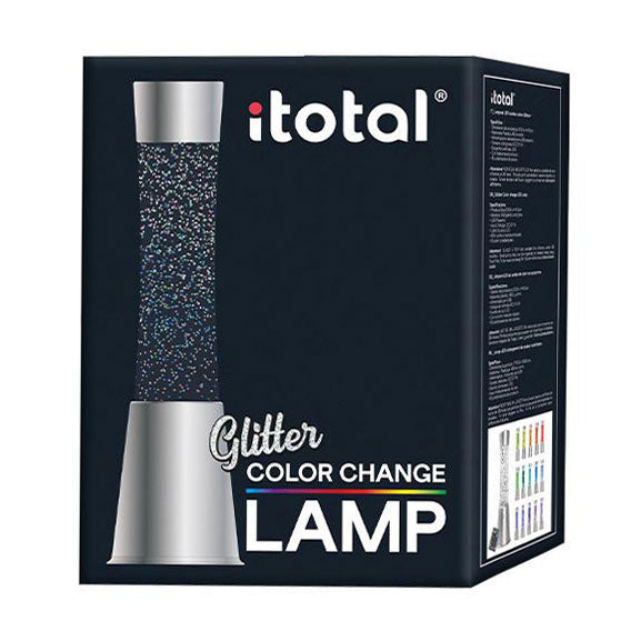 Lampada glitter con il colore che cambia e il telecomando