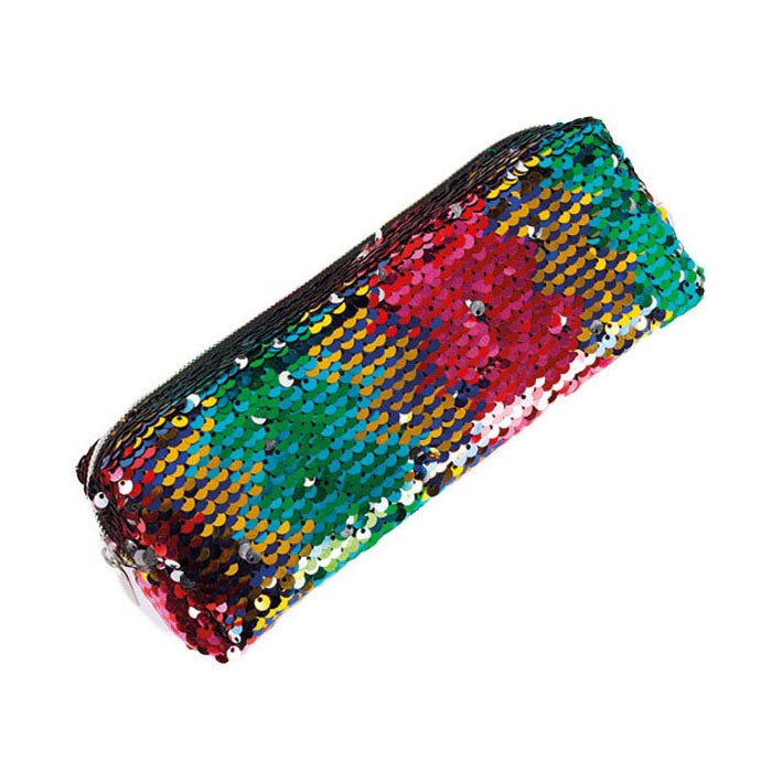 Estuche con purpurina y lentejuelas