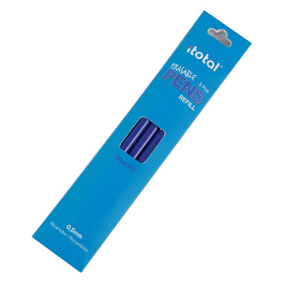 Ceblada de tinta borrable itotal azul, 3st.