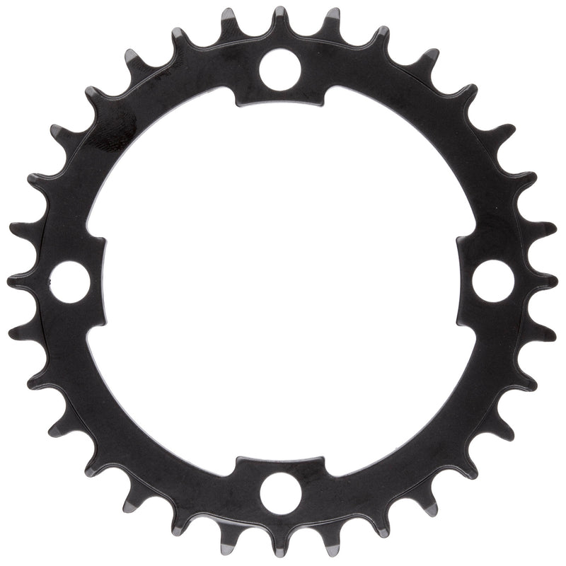 Plato de bicicleta eléctrica Samox con rodamiento de latón NW 38T BCD 104 mm. 1 2x3 32 y 11 128 acero negro