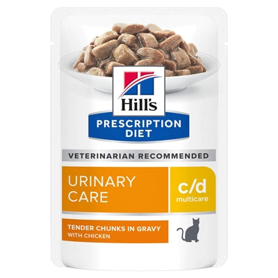 Dieta da prescrizione di Hill Hill's Hill's Feline C D MultiCare Uncronal Care Chicken