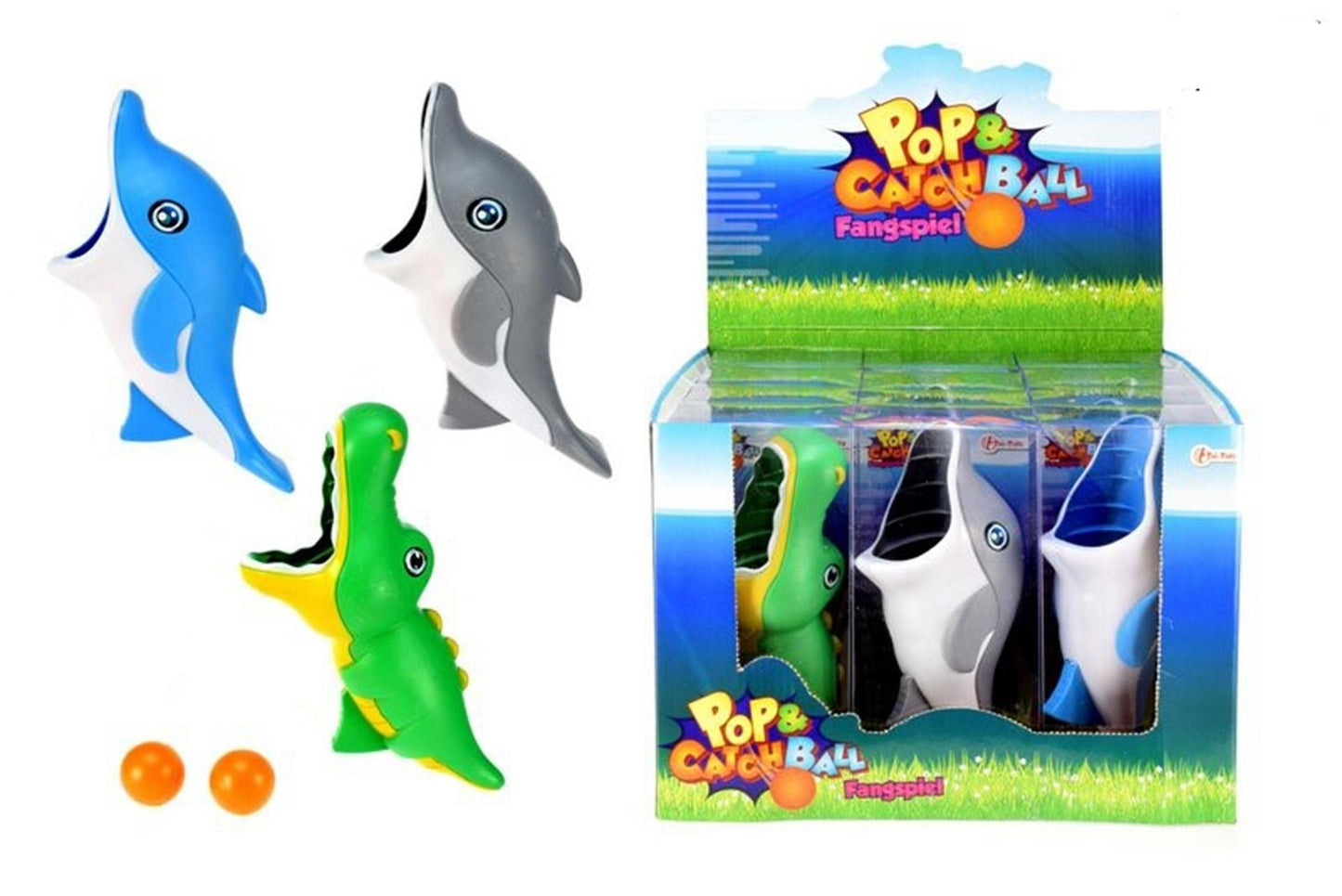 Toi-toys toi juguetes tirador delfín cocodrilo 3-culo