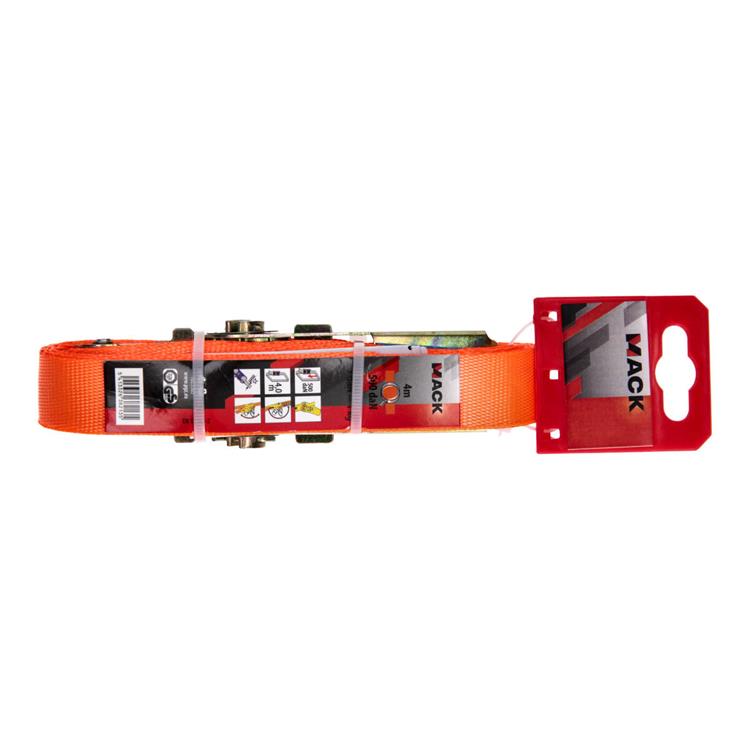 Mack 1023385 - correa tensora poliéster, tensor de trinquete 25mm-4m max500kg | 3 piezas