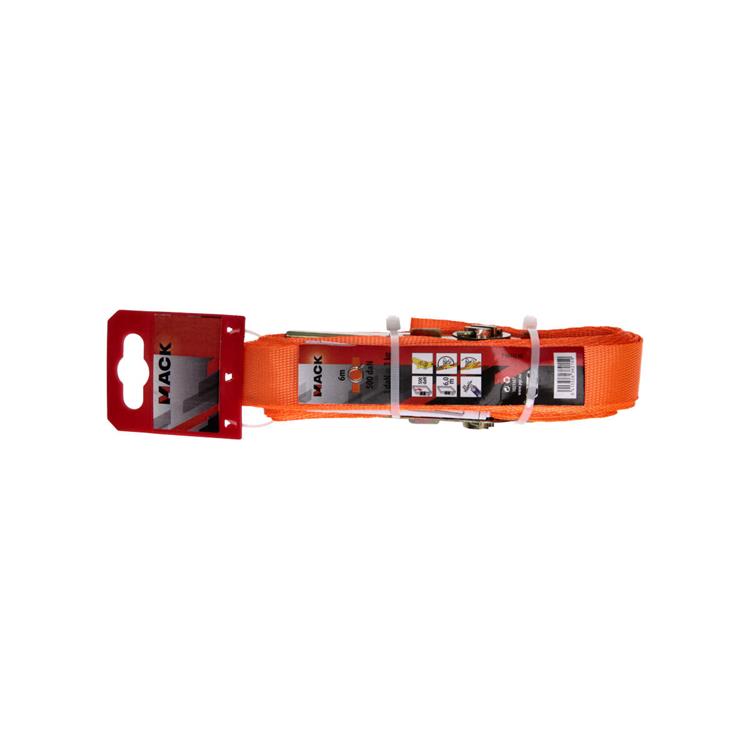 Mack 1023387 - correa tensora poliéster, tensor de trinquete 25mm-6m max500kg | 3 piezas