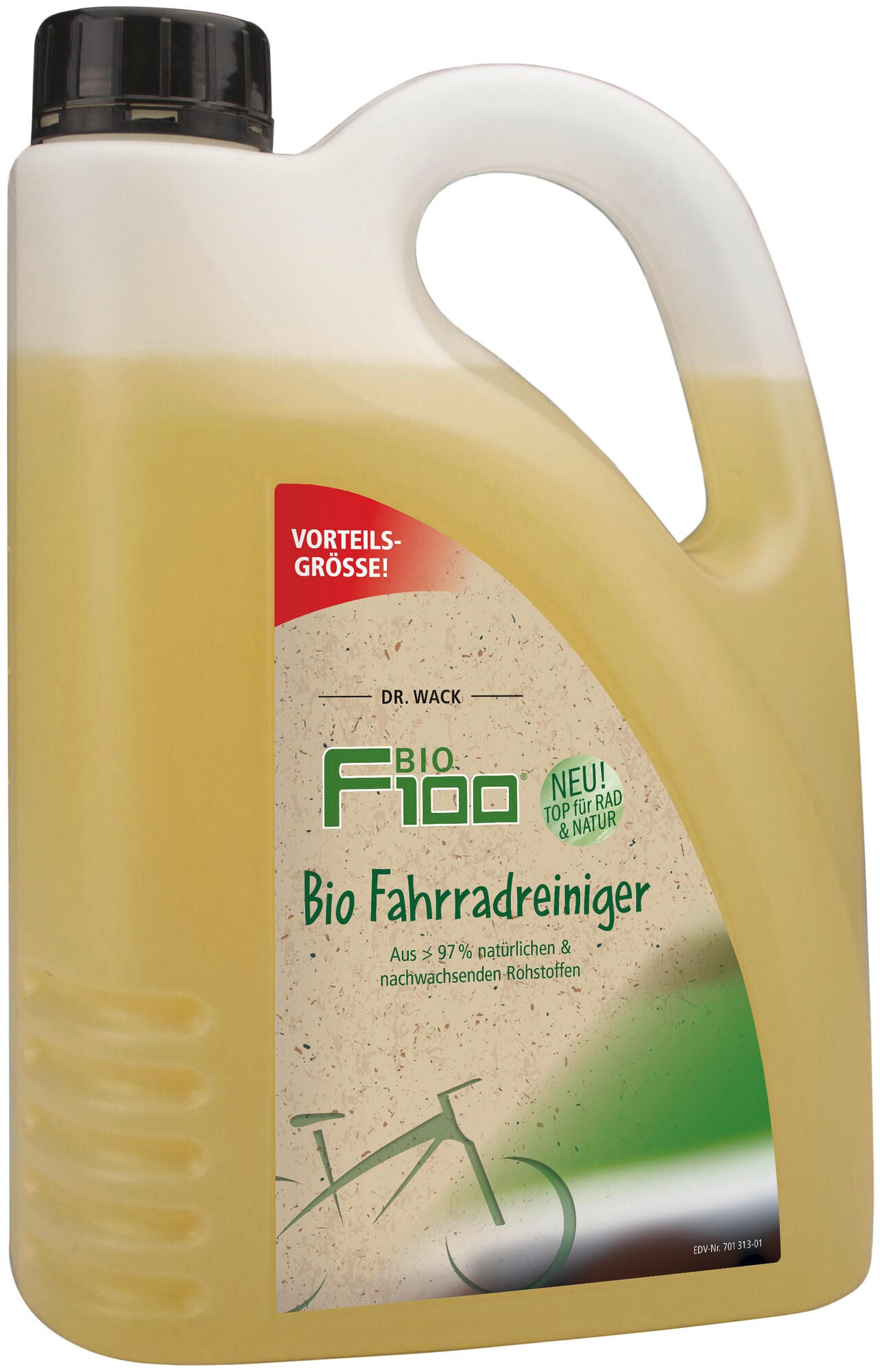 Dr. wack f100 bio organic bike cleaner refill 2l canister
