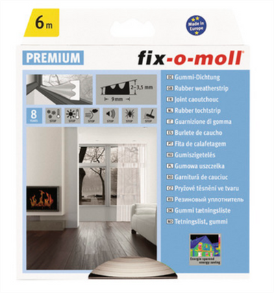 Fix-O-Moll Draft Band E-Profile 4x9mm 6m 6m