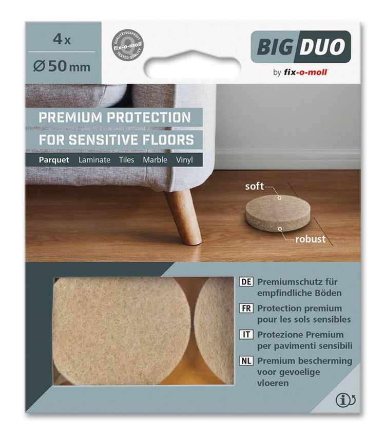 Fix-o-moll fix o mol big duo feltro scorrevole 50 mm