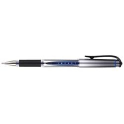 Penna gel Imp Mitsubishi Uni-Ball Act 1535 impugnatura comoda media 0,6 mm cappuccio blu