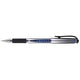 Penna gel Imp Mitsubishi Uni-Ball Act 1535 impugnatura comoda media 0,6 mm cappuccio blu