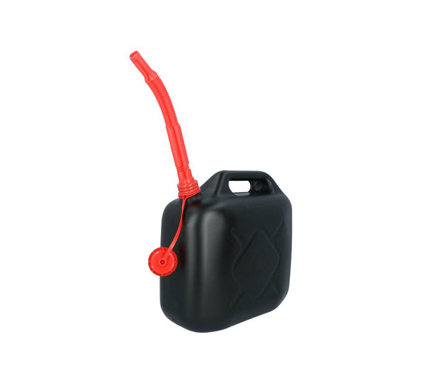 Bidón de gasolina Carpoint plástico (10 litros) negro un-crazy