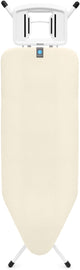 Brabantia strijkplank c - voor strijkijzer - 124x45 cm - ecru