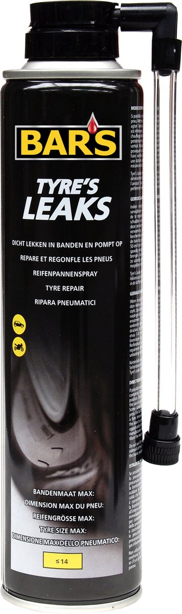 Reparación de neumáticos fugas de neumáticos BAR'S 300ml