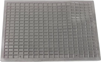 Schönek fußmatte black rear rubber mat 460x400 mm