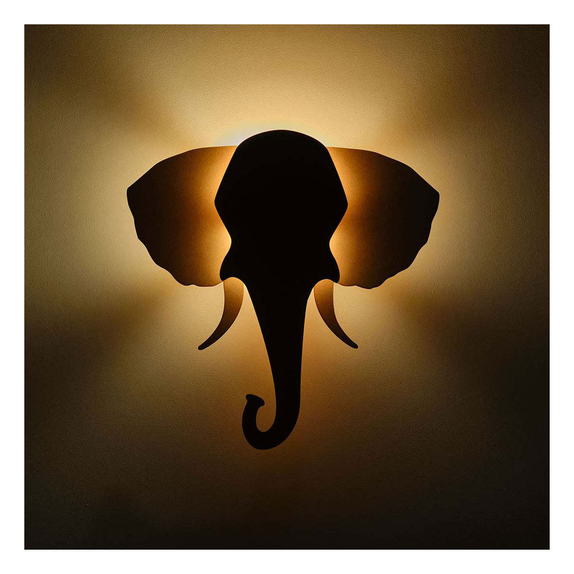 Da tjalle e diaspro - lampada da parete elefante - legno