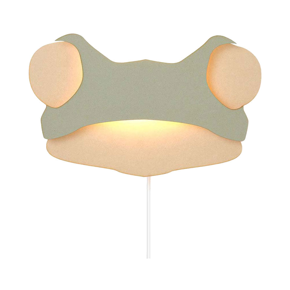 Da tjalle e jasper - lampada da parete rana - legno