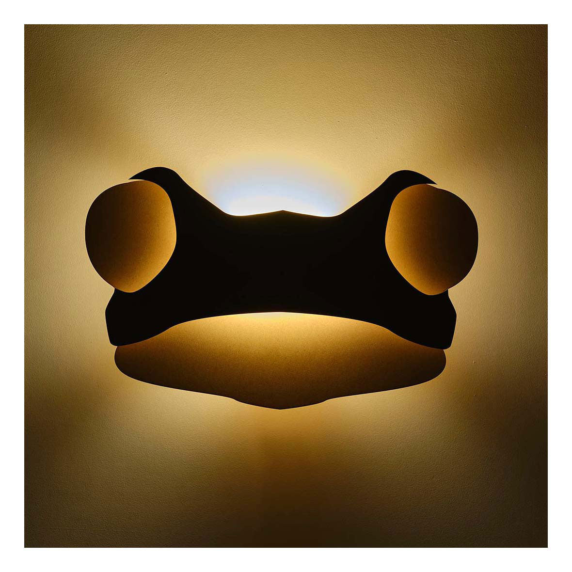 Da tjalle e jasper - lampada da parete rana - legno