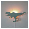 De tjalle y jasper - lámpara de pared dino t-rex - madera
