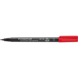 Bolígrafo staedtler lumocolor 313 fibra 0,4mm rojo impermeable