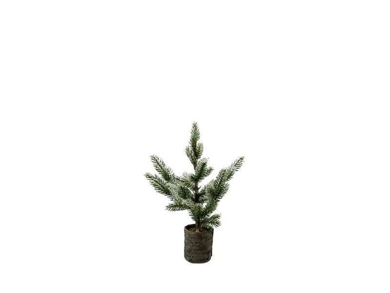 House of nature kerstboom met sneeuw in pot 37cm