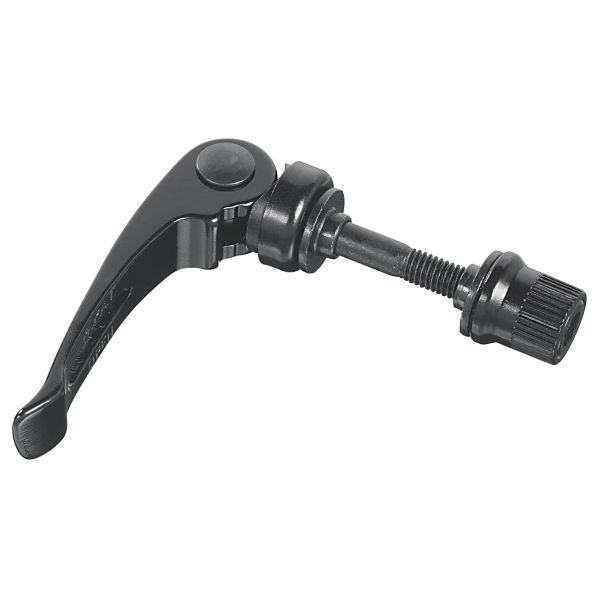 Ergotec Seat después de la palanca de pensión rápida M6-M8 x 35 mm Negro de aluminio